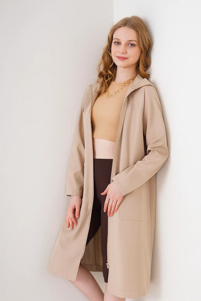 comstar Жіночий тренч з капюшоном, що відштовхує воду