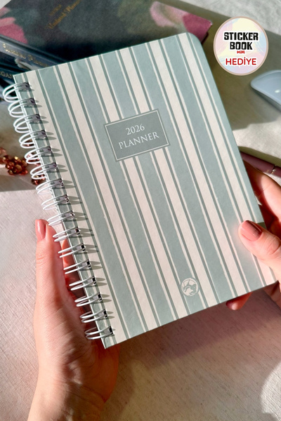 Le Color 2026 Haftalık Ajanda Spiralli A5 12 Aylık Line