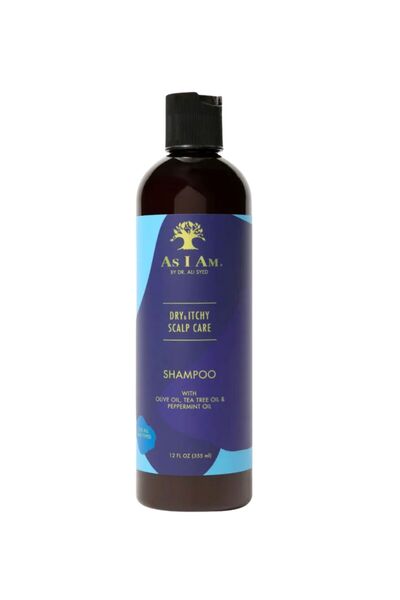 As I Am شامبو للعناية بفروة الرأس الجافة والحكة، يرطب الشعر ويقلل من التجعد -...