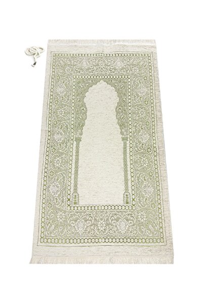 İhvan Covor de rugăciune de lux Mihraplı Chenille Verde