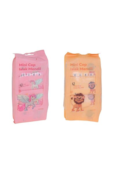 Genel Markalar 8 Li 4 Paket Mini Islak Mendil (1 PAKET IÇİ 8 ADET)