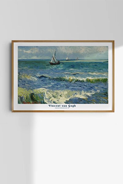 Taranist Kağıt Poster Vincent Van Gogh Seascape Near Les Saintes-maries-de-la...