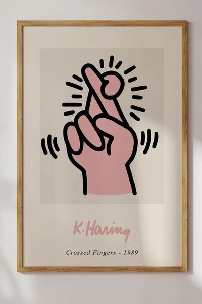 Taranist Kağıt Poster - Keith Haring