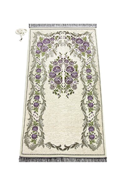 İhvan Lüks Gülce Şönil Seccade Mor