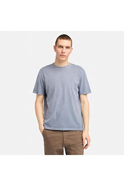 Timberland DUNSTAN RIVER Garment Dye T Erkek Tişört TB0A5YAY0731 Gri-XL