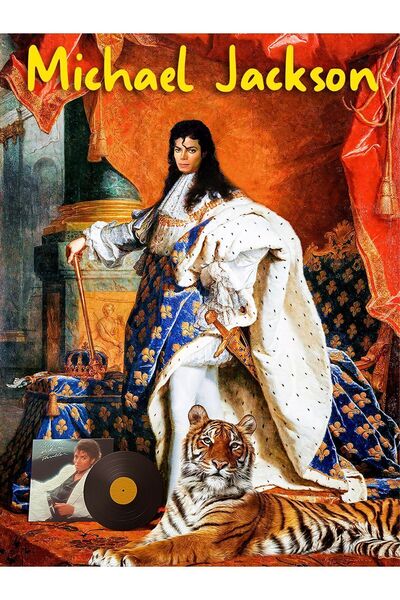 Taranist Kağıt Poster Michael Jackson Rönesans Kuşe Kalın (30X42 CM)