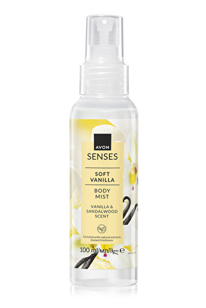 AVON Soft Vanilla Vanilya Ve Sandal Ağacı Kokulu Vücut Spreyi 100 Ml.