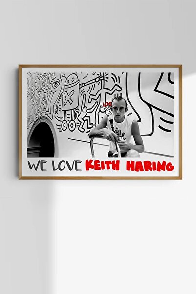 Taranist Keith Haring Kağıt Poster 33x48 Cm