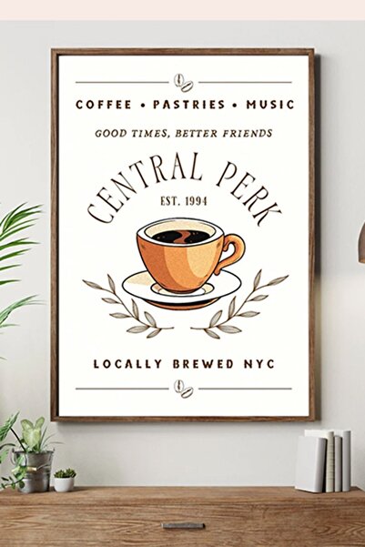 Taranist Kağıt Poster - The Friends Central Perk Dekor