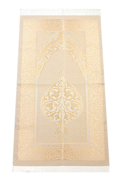 ihvan online Covor de rugăciune din tafta otomană de lux, de culoare deschisă...