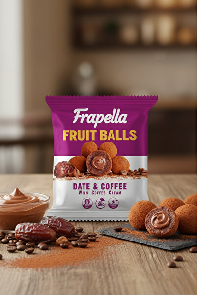 Frapella Package of 12 Pieces of Content Filler Date Balls Against 40 Gram Size