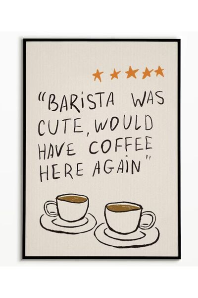 Taranist Kağıt Poster - Barista Was Cute Pinterest Kağıt Poster