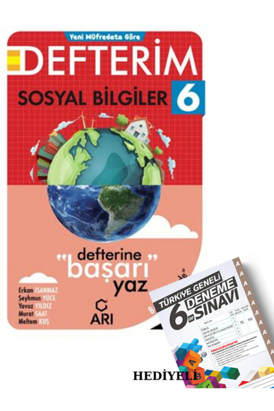 Arı Yayıncılık 6.sınıf Sosyal Bilgiler Akıllı Defter - MAARİF MODEL