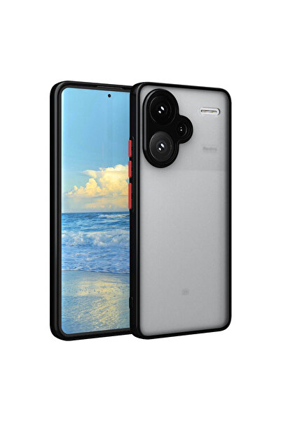 Twin Store غطاء سيليكون مونتريال لـ Redmi Note 13 - أسود