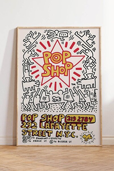 Taranist Kağıt Poster Keith Haring