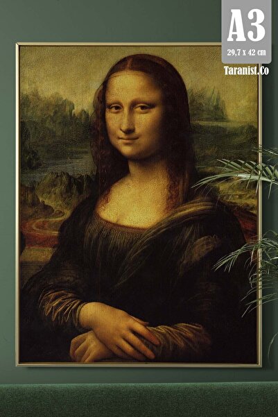 Taranist Kağıt Poster Mona Lisa Leonardo Da Vinci - Ünlü Tablolar - Kuşe (30X...