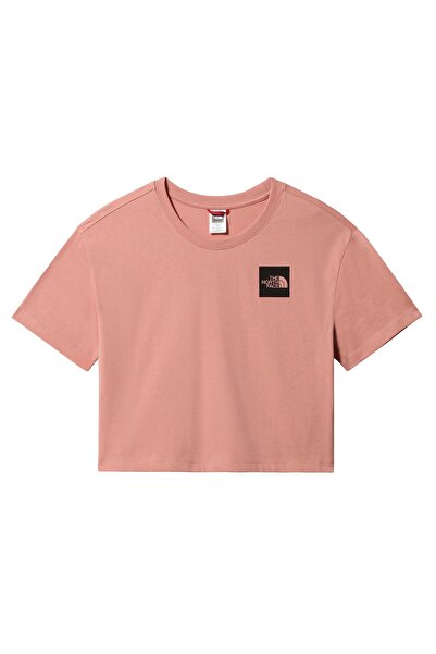 THE NORTH FACE CROPPED FINE Kadın Tişört NF0A4SY9HCZ1 Bordo-XS