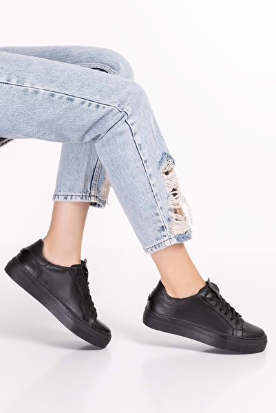 SANLORD AYAKKABI حذاء رياضي كاجوال من الجلد بنعل تشريحي من سانلورد