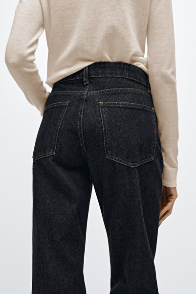 Massimo Dutti Orta bel geniş paça jean