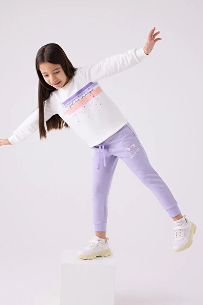 Rolypoly Σετ φόρμας για κορίτσι σε λευκό χρώμα