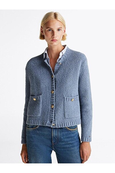 Tommy Hilfiger Γυναικεία Ζακέτα WW0WW44473 Μπλε
