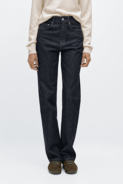 Massimo Dutti Yüksek bel straight fit jean