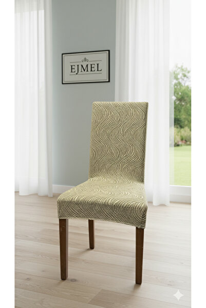 EJMEL Stretchable Elastic Flexible and Protective Chair Cover Thick Jacquard Fabric High Quality