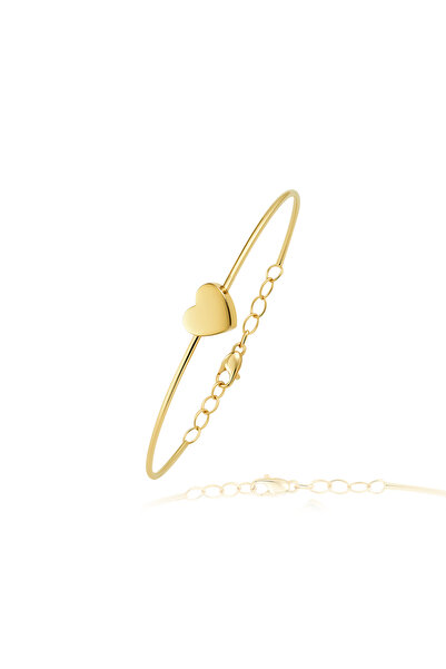 İzgi Kuyumculuk Sade Kalp Bilezik