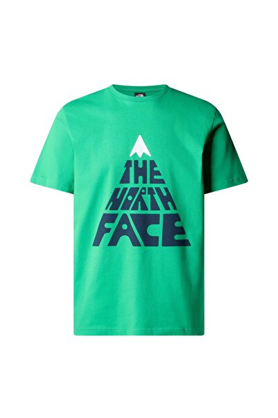 THE NORTH FACE تي شيرت رجالي من M MOUNTAIN PLAY NF0A87ENPO81 أخضر-XL