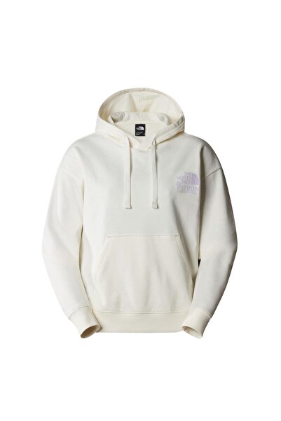 THE NORTH FACE W NATURE HOODIE Kadın Sweat Shirt NF0A87DYQLI1 Beyaz-XS