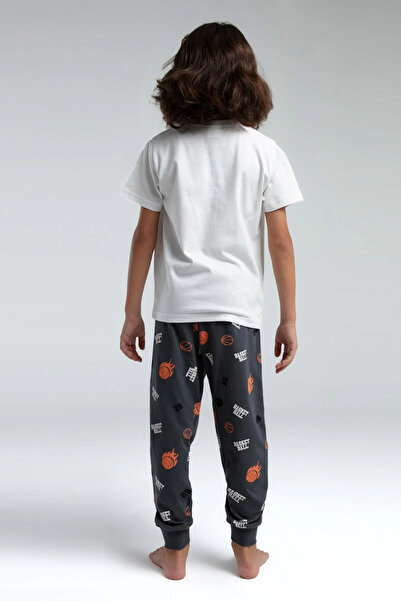 Rolypoly Boy's double set - white