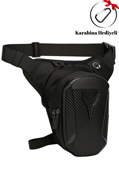 Av A Dos Uniseks Kabuk Korumalı Suya Dayanıklı Motorcu Bacak Çapraz Omuz Bel Çantası