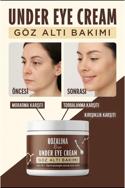 Rozalina Rise Göz Altı Torbalama Ve Morluk & Koyu Halka Kırışıklık Karşıtı Ay...