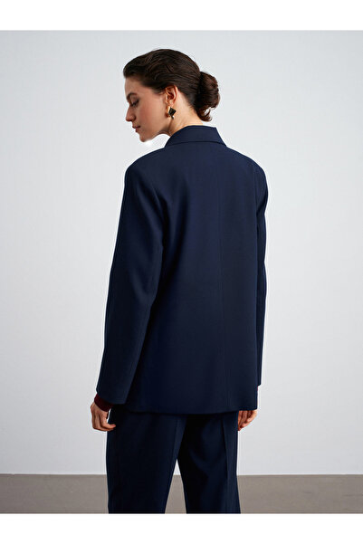 Dilvin 60767 Blazer Jacket-Navy Blue