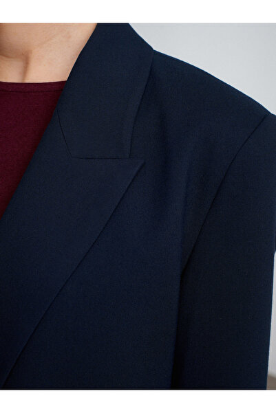 Dilvin 60767 Blazer Jacket-Navy Blue