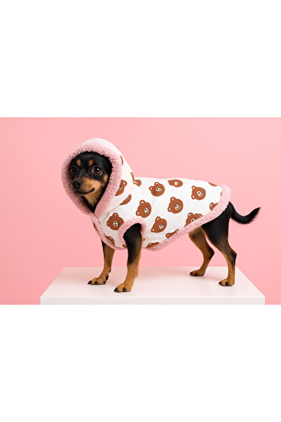 MODA Köpek kedi kıyafetı Kuzu müsliniçi yumaşak mont Rüzgarlık