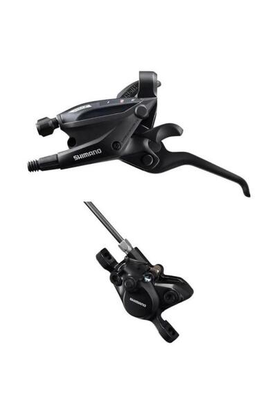Shimano ST-EF505+BR-MT200 Bisiklet 3'Lü Sol - Ön Hidrolik Disk Fren Vites Kolu Seti