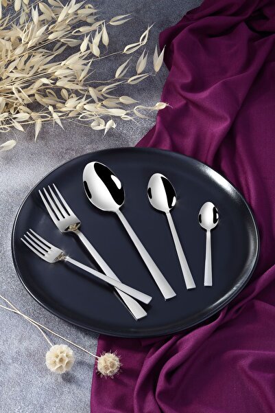 Gökdil Kayern 12-Person 60-Piece Simple Fork & Spoon & Set