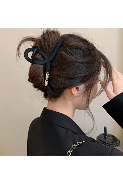 ERDESIGNN KADIN SİYAH İTHAL TOKA İTHAL MANDAL TOKA