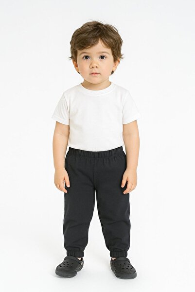 LUESS بنطلون بيجامة جوجر للأطفال من الجنسين مصنوع من القطن الناعم ذو الملمس ا...