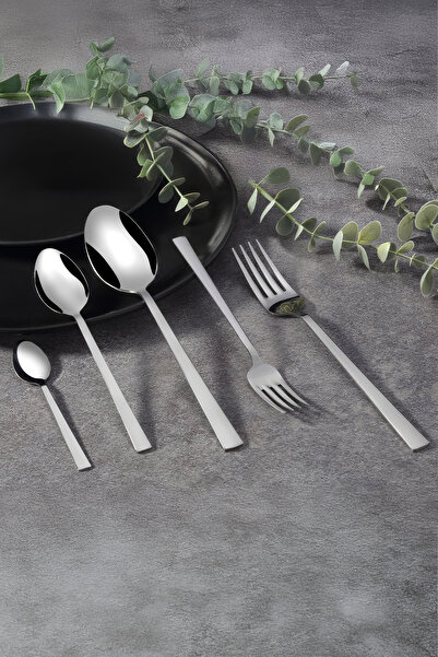 Gökdil Kayern 12-Person 60-Piece Simple Fork & Spoon & Set