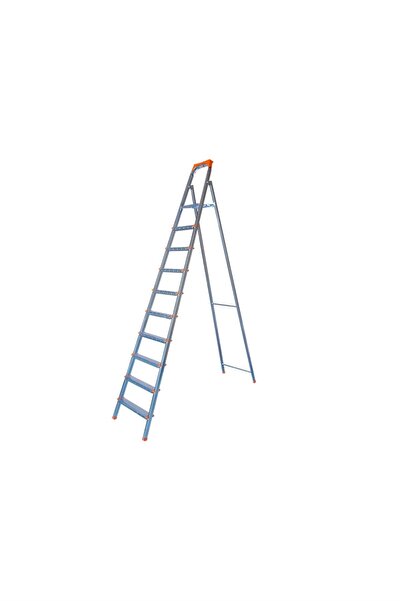 ASVERA 9+1 Basamaklı Katlanır Profil Merdiven | Ev Bahçe Ofis Atölye İçin Sağ...