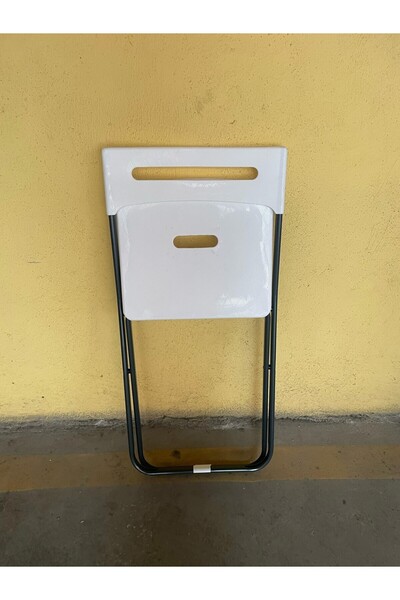 ASVERA Safir Serisi - Mutfak Bahçe Kamp Sandalyesi Katlanabilir Siyah