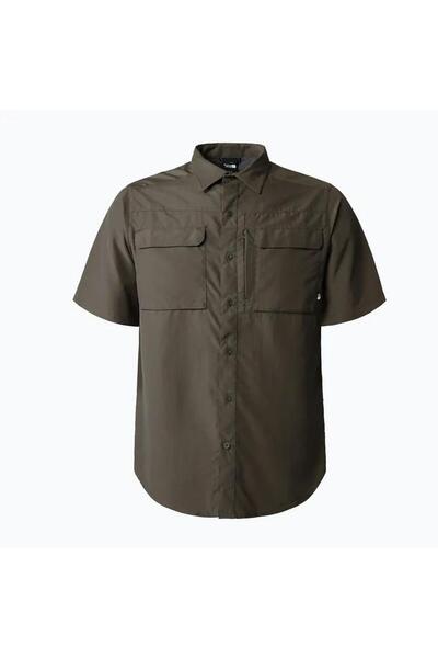 THE NORTH FACE Ανδρικό πουκάμισο M S/S SEQUOIA NF0A4T1921L1 Olive Green-XL