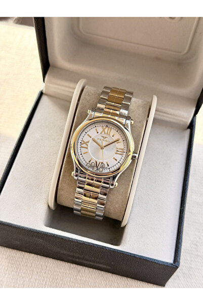 FERRO Sarı ve Gümüş Çelik Kordon Kadın Kol Saati FL21478AWT-D 3ATM Su Geçirmez 2 Yıl Garantili