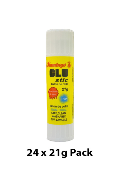 Flamingo High Viscosity Glue Stick, 21 gm, 24 Pieces Value Pack