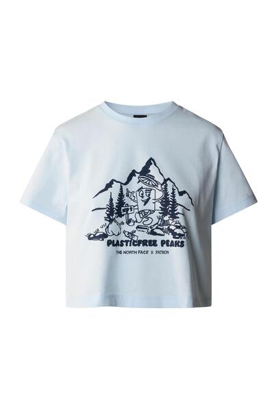 THE NORTH FACE W NATURE Kadın Tişört NF0A87E0O0R1 Mavi-XS