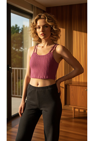 Defnem 8136 Μοντέλο Γυναικείο λουράκι Crop με μαξιλαράκια - BGL-ST03783