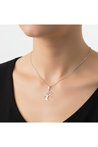 TabiTela 925 Ayar gümüş kolye ağaç SM8305