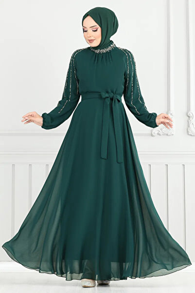 ModaMerve İşlemeli Abiye